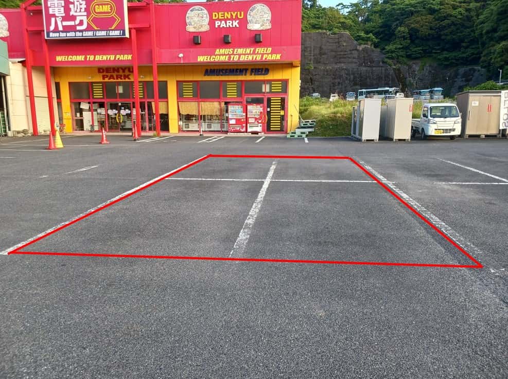 キッチンカーに最適な店頭駐車場スペース