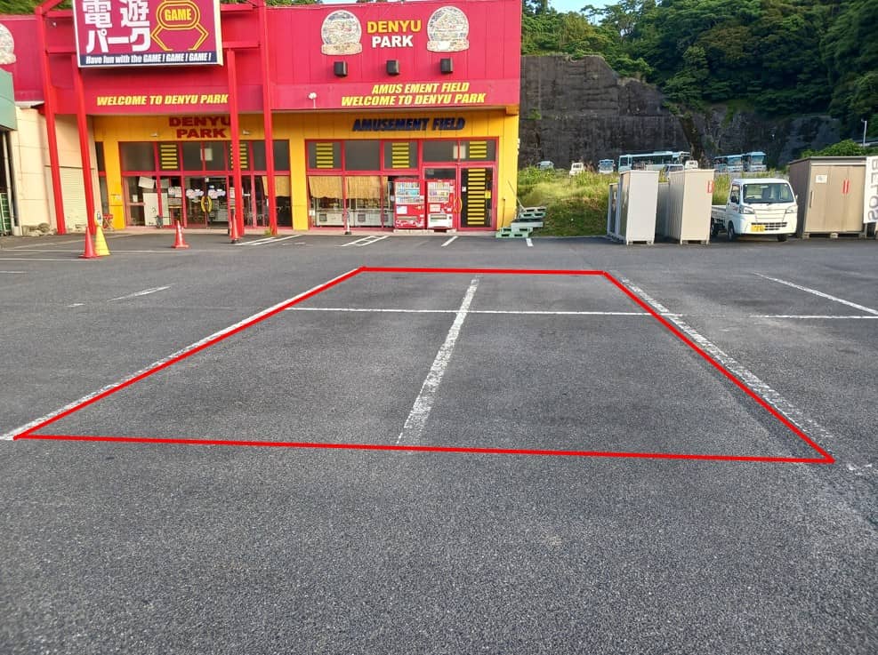 キッチンカーに最適な店頭駐車場スペース