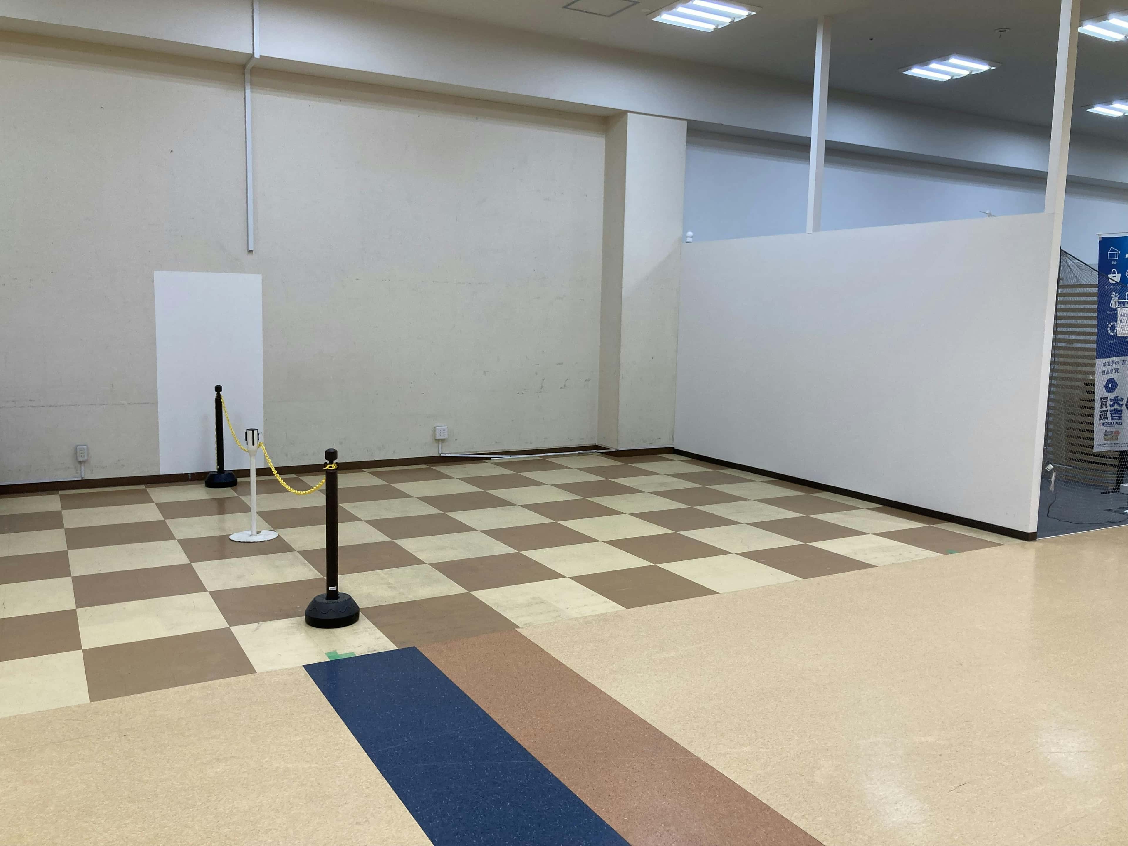 【ニシムタ N's CITY】PRや物販利用が可能な2F出入り口付近のスペース