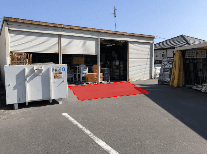 販促プロモーションや最適な倉庫前のスペース